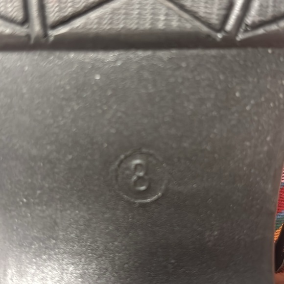 Colorful Striped Ingaro Women's Mules - Picture 6 of 6